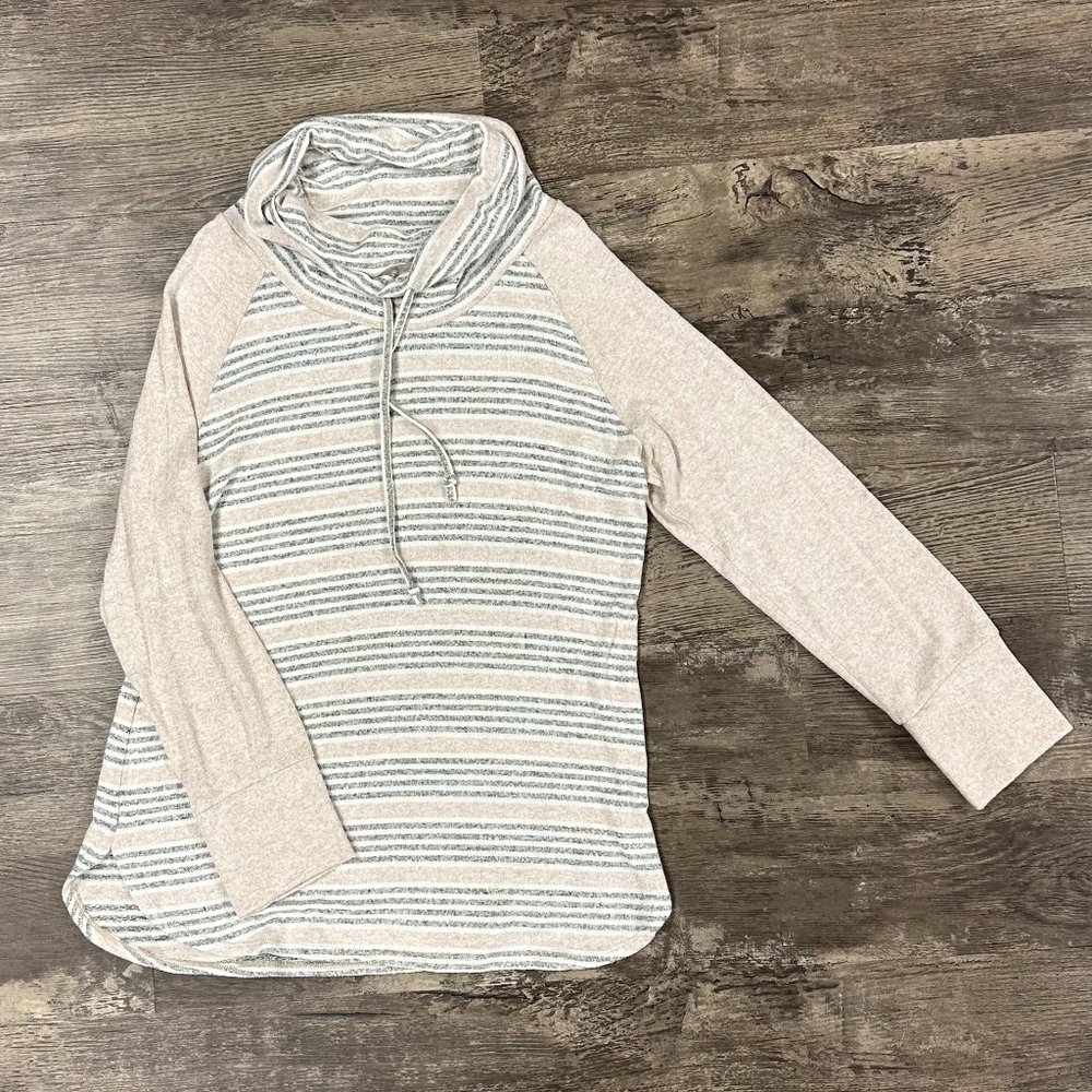 Market & Spruce Tarlio Brushed Cowl Neck Knit Top